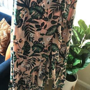 Palm print skirt from Lulus never worn with tags